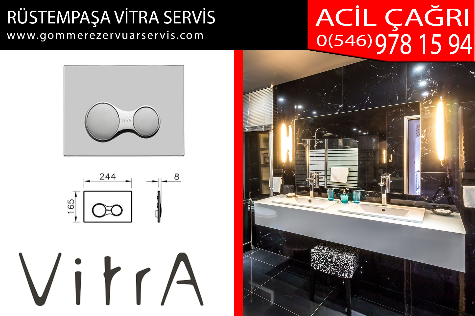 rüstempaşa vitra servis